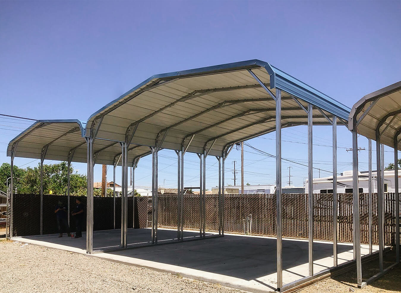 Standard Carport Regular Roof Carport American Steel Carports