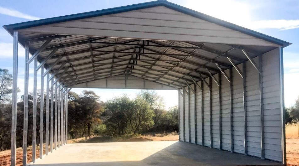 Is a Carport with Sides Just a Large Shed?