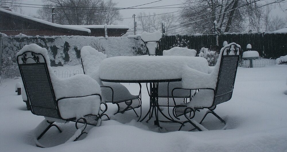 How to Store Patio Furniture for the Winter