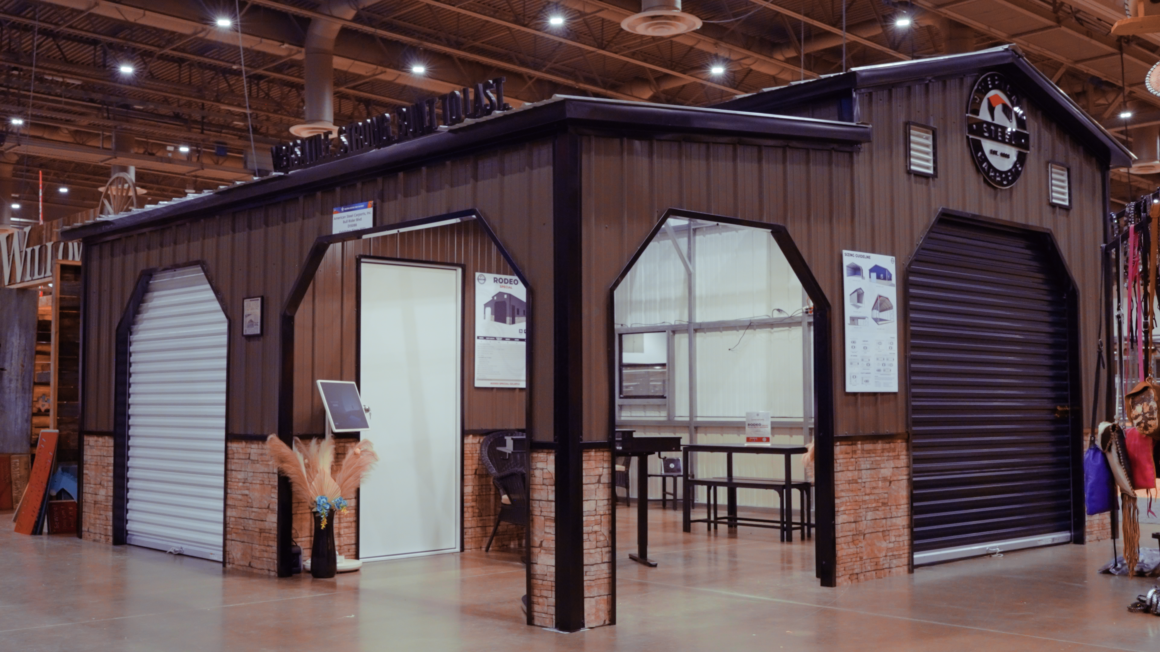 Metal Building Demo for Houston StockShow