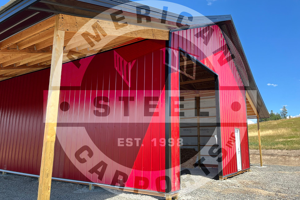 livestock shelter by American Steel Carports