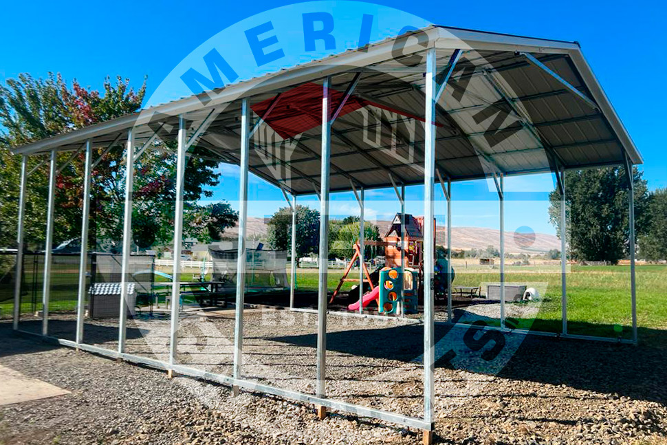 livestock shelter metal carport by American Steel